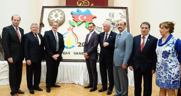 Avropa Oyunlarına həsr edilən şokolad tablosu təqdim edilib